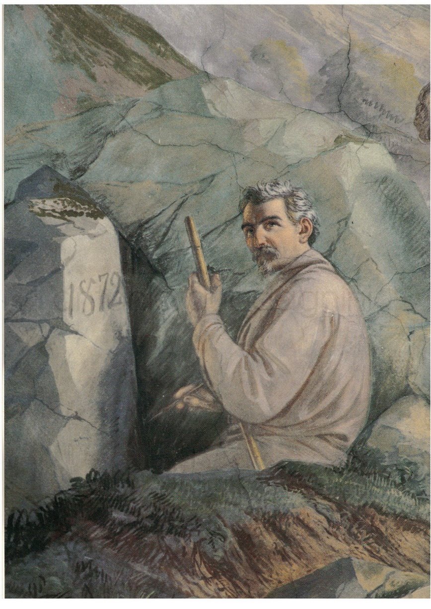Autoritratto - 1871-72 - affresco - chiesa della Trasfigurazione di N.S.G.C. - Breno (BS)