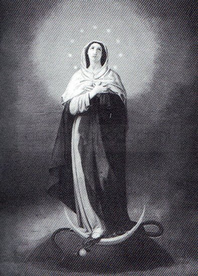 Immacolata - 1875 - olio su tela cm. 215x180 - chiesa di San Lorenzo - Arzago d'Adda (BG)