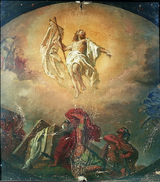 Rissurezione - 1879 - olio su cartone cm. 55x50 - coll. privata - esposto alla mostra del 2015 a Passirano
