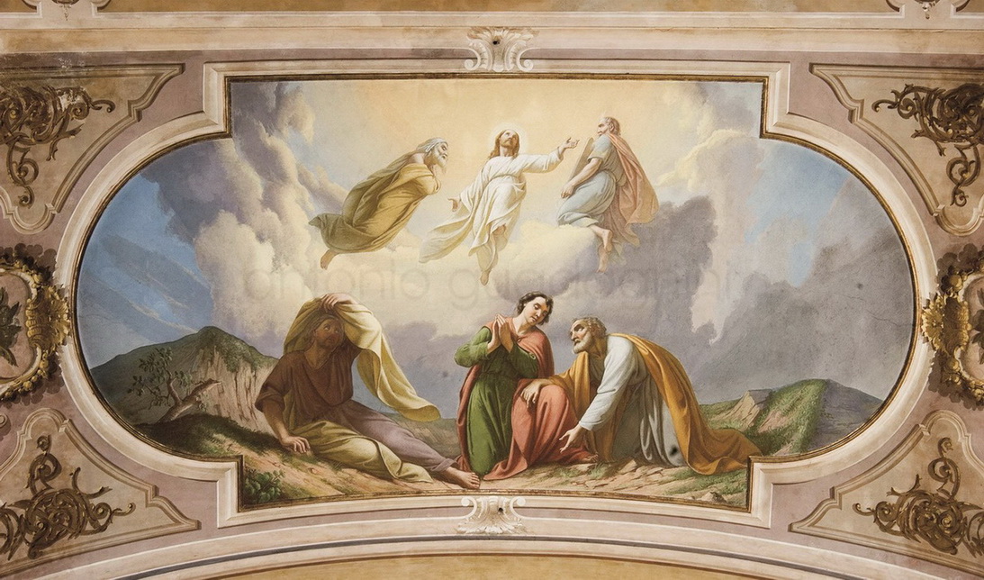 L'Incoronazione di Maria - 1880 ca. - affresco - chiesa di San Zenone - Passirano (BS)