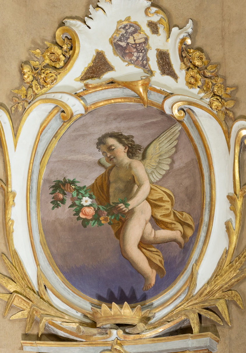 Angelo - 1881 ca. - affresco - chiesa di San Zenone - Passirano (BS)