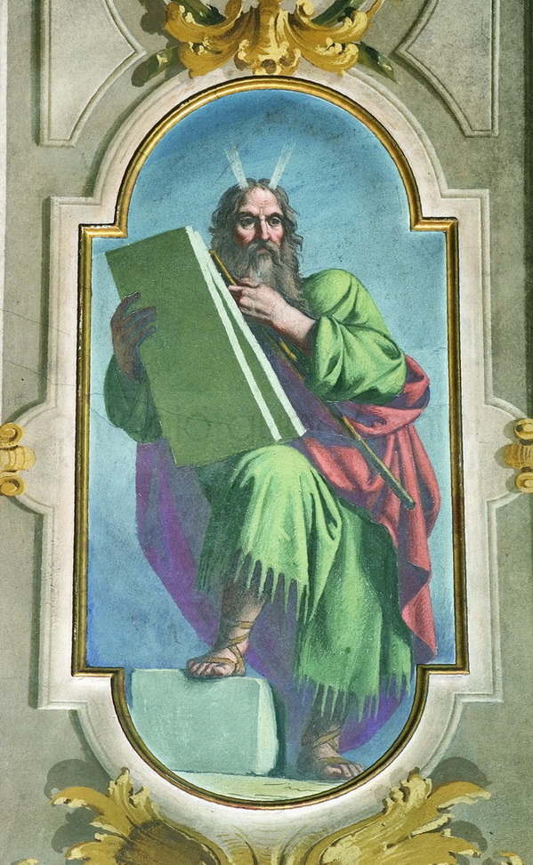 San Faustino - 1881 ca. - affresco - chiesa di San Zenone - Passirano (BS)