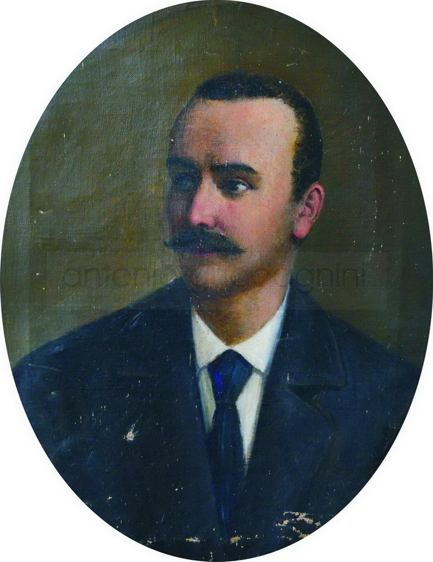 Giovanni  Guarneri - 1880 ca. - olio su tela cm. 65x53 - coll. privata
