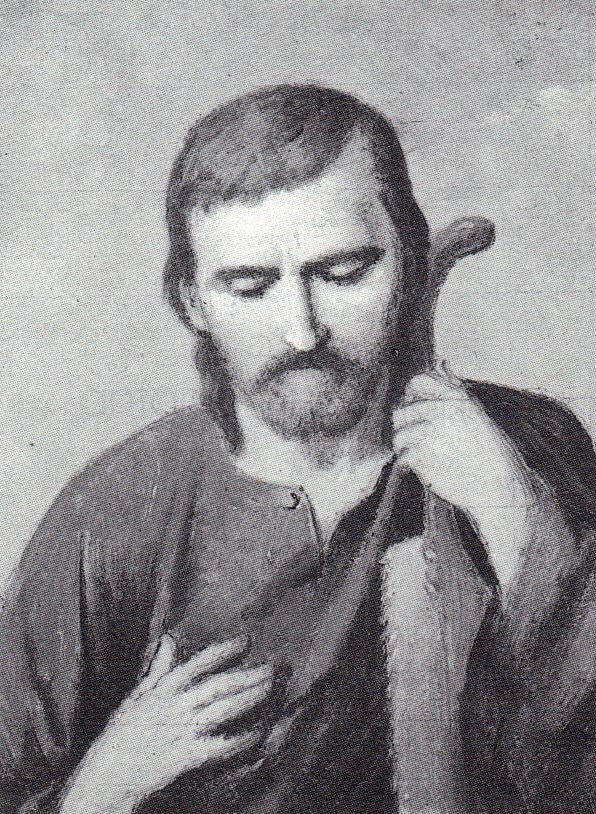 San Giuseppe - 1883 - olio su cartone cm. 33x25 - coll. privata
