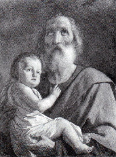 San Giuseppe col Bambino - 1885 - olio su tela cm. 85x66 - coll. privata