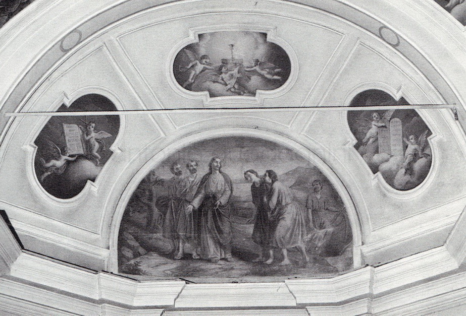 La Chiamata degli Apostoli - 1886 - affresco - chiesa di San Giacomo Maggiore - Santicolo di Corteno Golgi (BS)