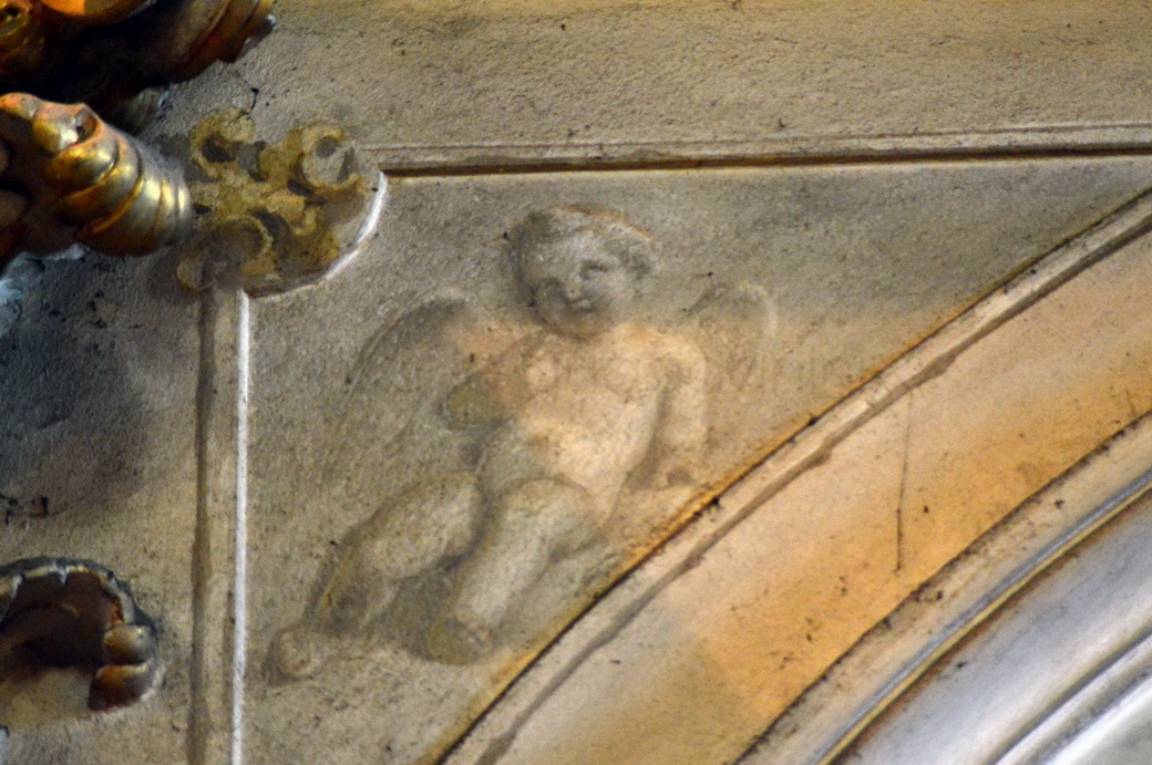 Angelo - 1879 - affresco - chiesa di San Zenone - Passirano (BS)