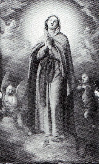 Immacolata - 1891 - olio su tela cm. 260x140 - chiesa di Santa Maria Assunta - Lovere (BG)