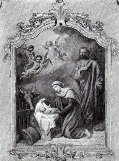 La Nascita di Gesù - 1894 - affresco - santuario della Natività di Maria - Gòvine di Pisogne (BS)