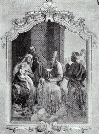 L'Adorazione dei Magi - 1894 - affresco - santuario della Natività di Maria - Gòvine di Pisogne (BS)