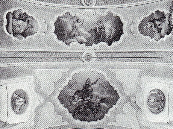 L'Assunzione di maria - 1896 - affresco - chiesa dei SS. Gervasio e Protasio - Nadro (BS)