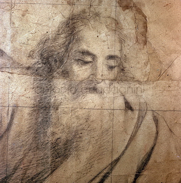 Padreterno - 1856 - carboncino su carta cm. 86x137 - coll. privata