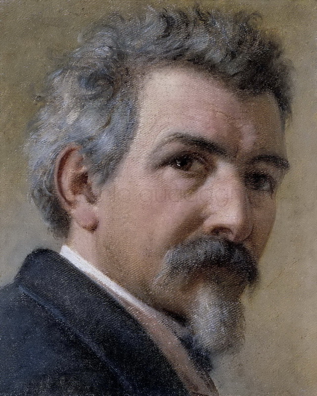 Autoritratto - 1867 - olio su tela cm. 40.5x33.5 - coll. privata