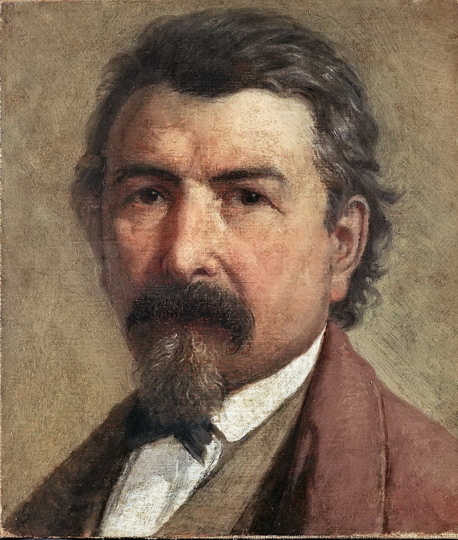 Autoritratto - 1867 ca. - olio su tela cm. 35x30 - coll. privata