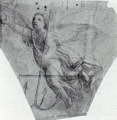 Angelo - 1871 - carboncino su carta cm. 90x90 - coll.privata